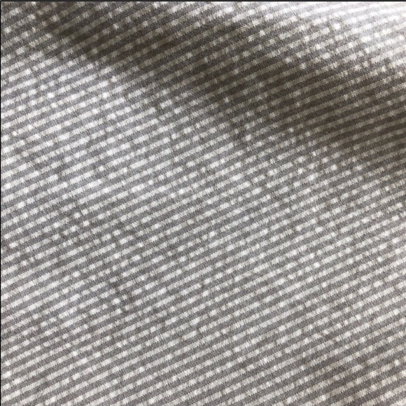 J. Crew Pleated Wendy Skirt tan cream stripe sz 4 - Picture 7 of 8